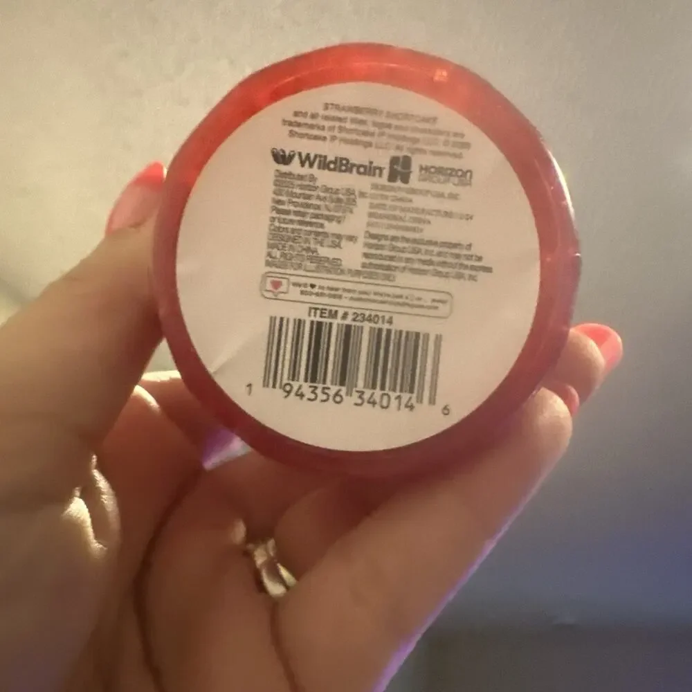 Strawberry Shortcake Glitter Slime Strawberry Scented